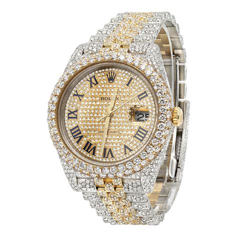 fake gold watch with diamonds|watches with faux diamonds.